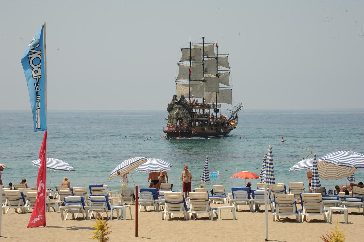 Akman Beach Apart Otel Alanya Exterior foto